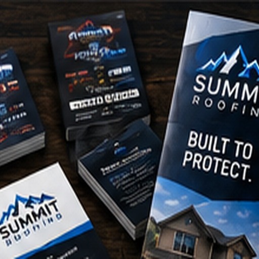 Examples of printed marketing materials